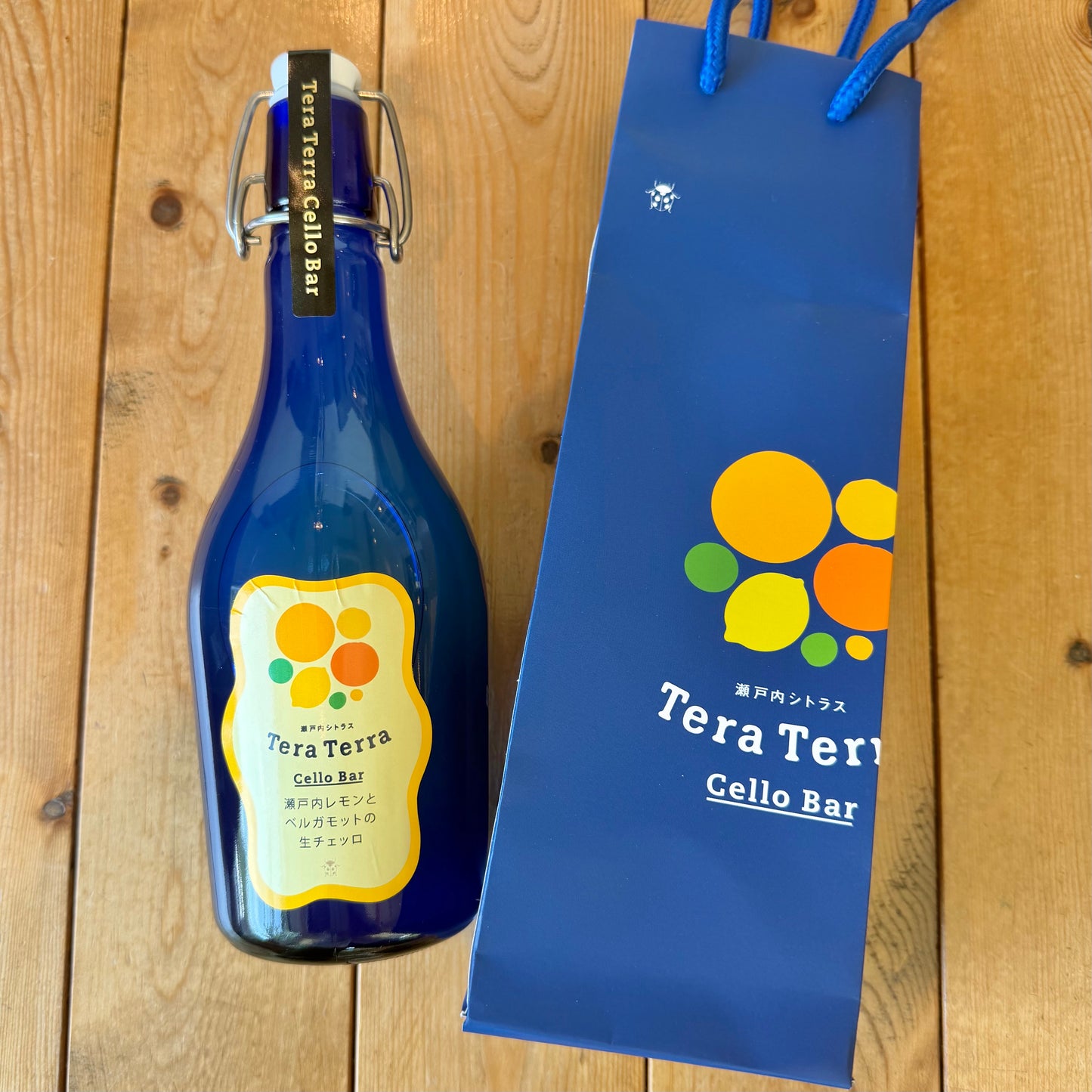 初蔵出84本限定　瀬戸内レモンとベルガモットの生チェッロ500ml（オリジナルバッグ付）