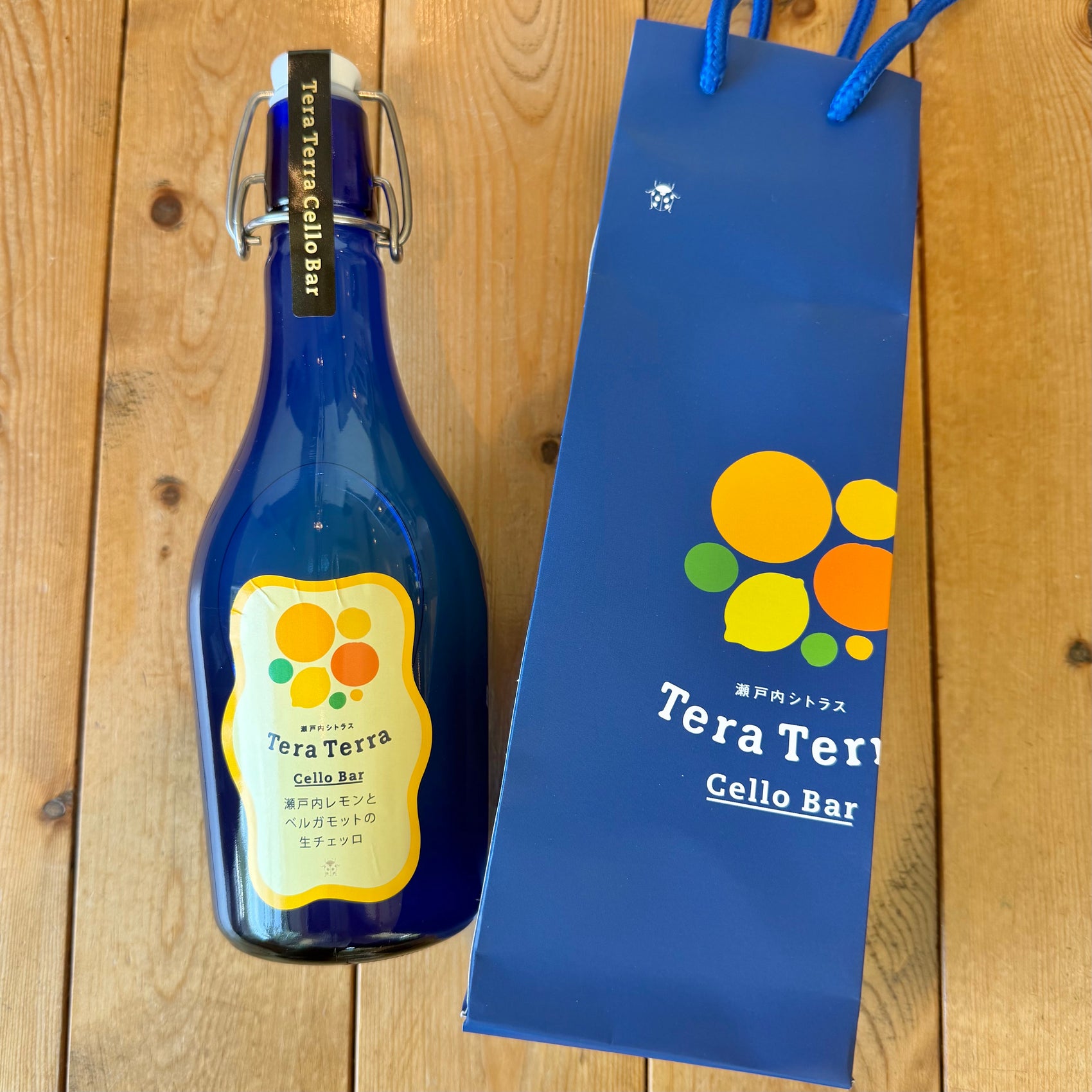 初蔵出84本限定　瀬戸内レモンとベルガモットの生チェッロ500ml（オリジナルバッグ付）