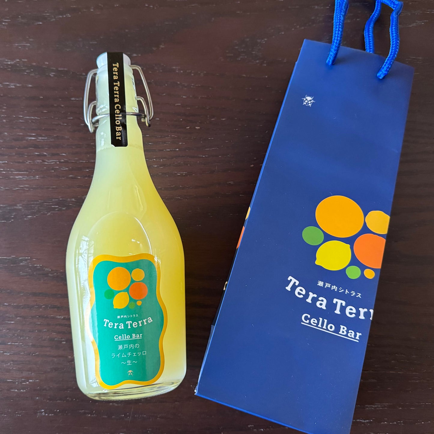 瀬戸内のライムチェッロ～生～  500ml （1本用バッグ付）