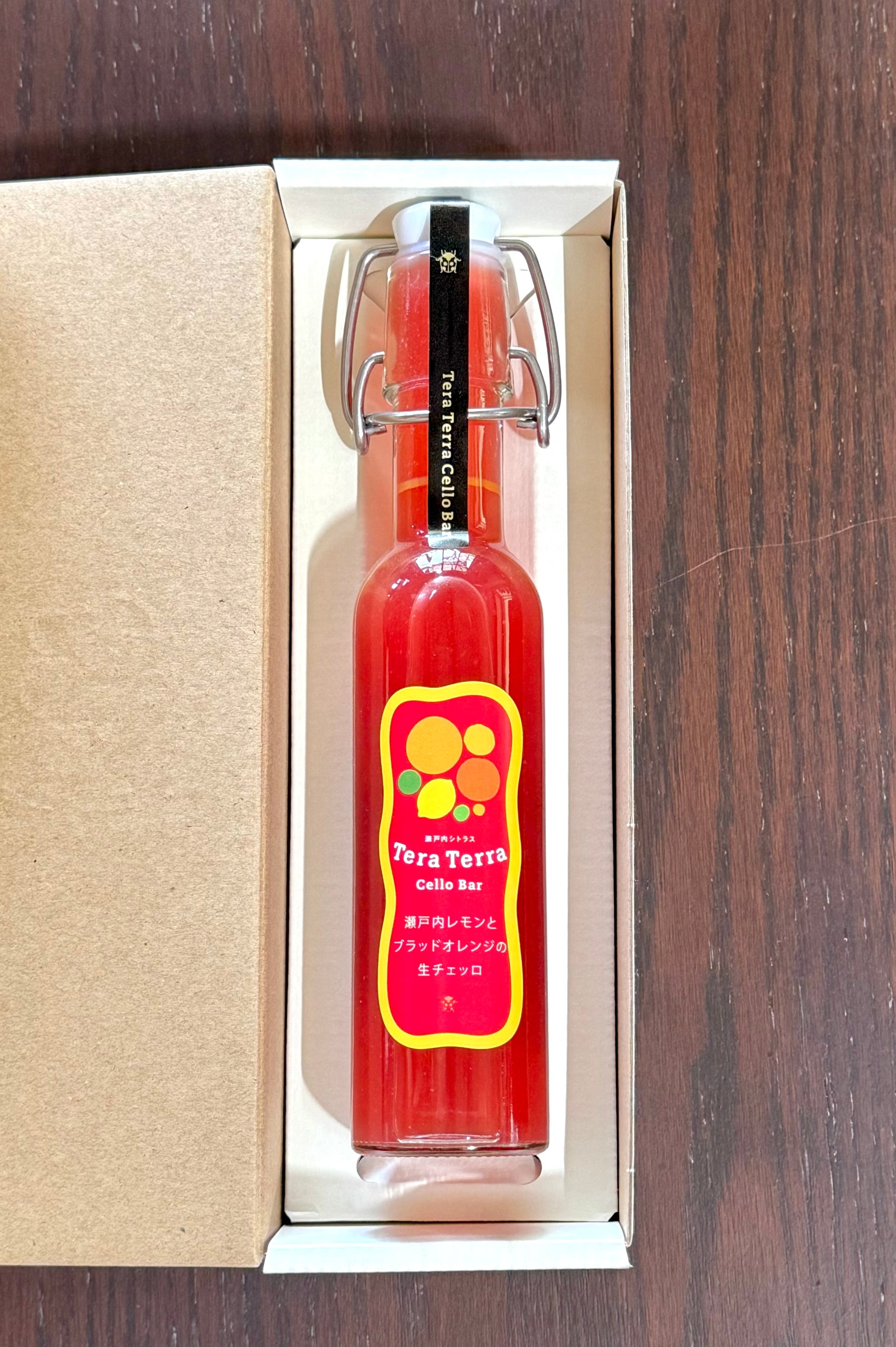 瀬戸内レモンとブラッドオレンジの生チェッロ　160ml（ギフトボックス付き）
