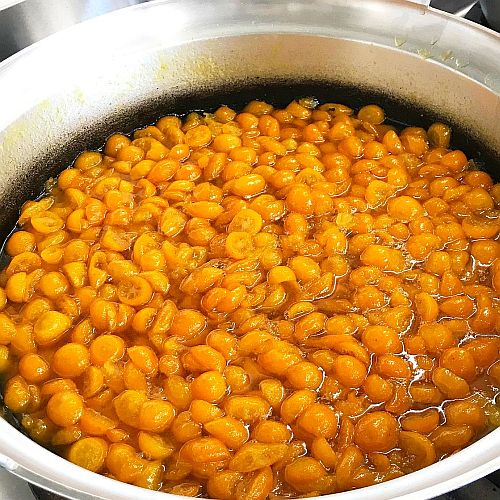 かぶりつくマーマレード「蜂蜜きんかん」:フォークで食べてね!